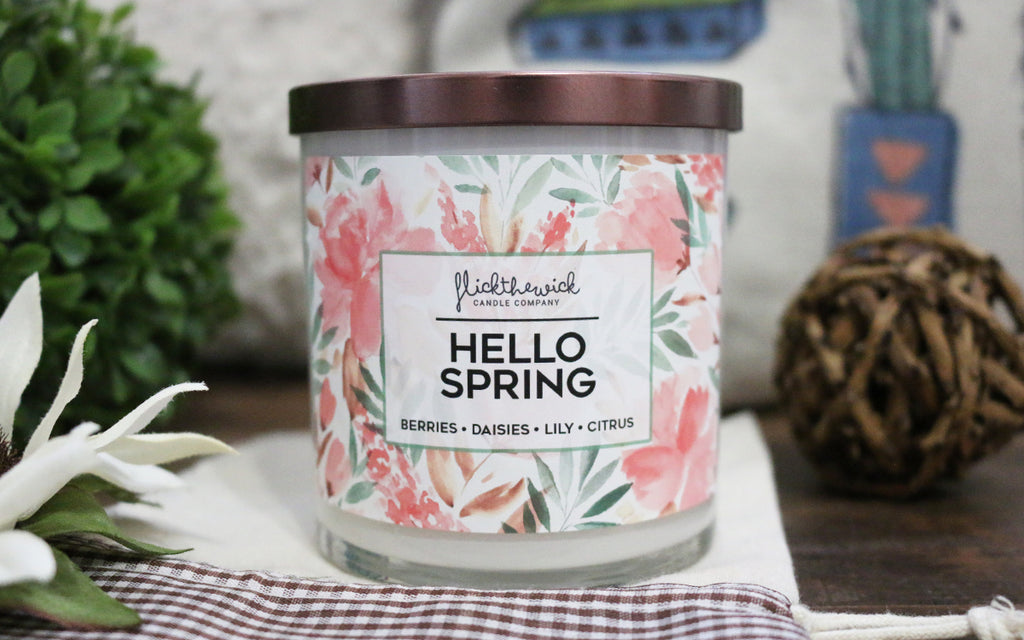 Hello Spring - Wooden Wick Collection - Flick The Wick